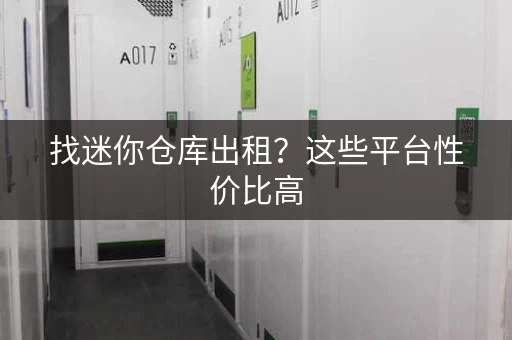找迷你仓库出租？这些平台性价比高，值得收藏！