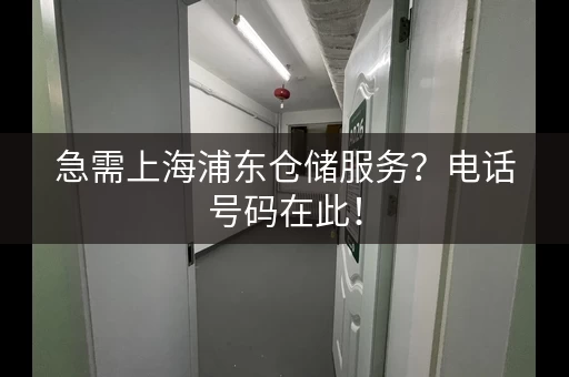 急需上海浦东仓储服务？电话号码在此！