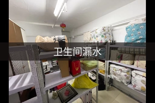 卫生间漏水，别慌张！教你轻松解决渗水问题！