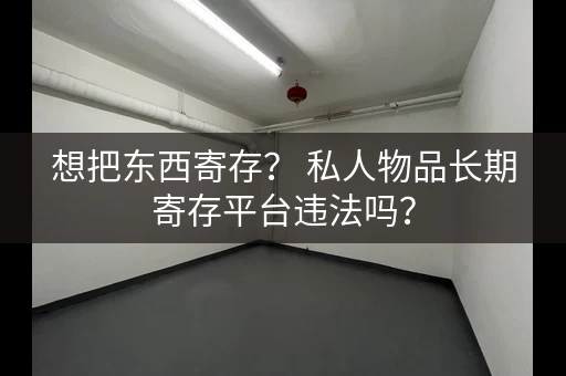 想把东西寄存？ 私人物品长期寄存平台违法吗？