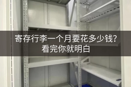 寄存行李一个月要花多少钱？看完你就明白
