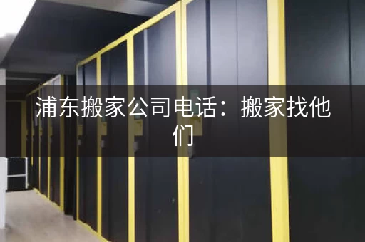 浦东搬家公司电话：搬家找他们，省心省力
