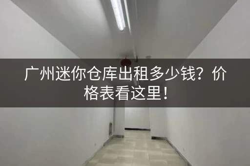 广州迷你仓库出租多少钱?价格表看这里! 广州迷你仓库出租多少钱?价格表看这里!
