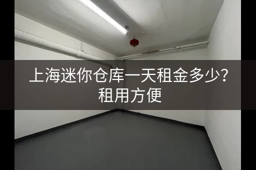 上海迷你仓库一天租金多少？ 租用方便，价格实惠