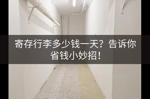 寄存行李多少钱一天？告诉你省钱小妙招！