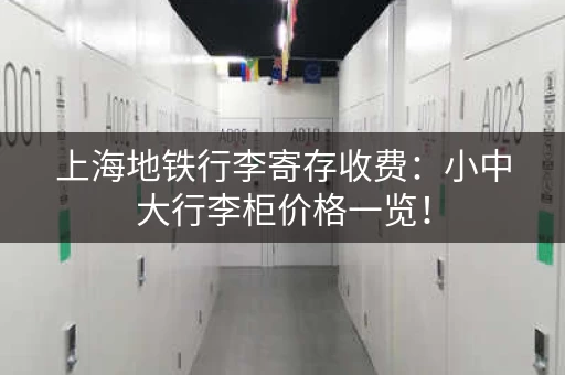 上海地铁行李寄存收费：小中大行李柜价格一览！