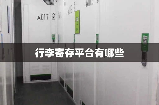 行李寄存平台有哪些