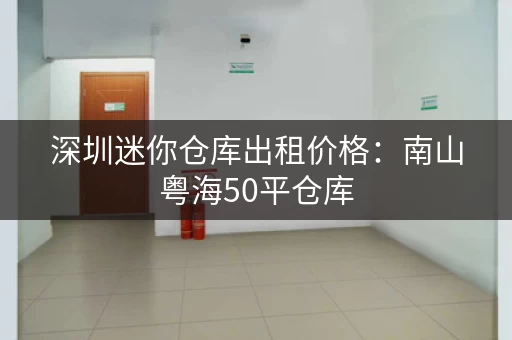 深圳迷你仓库出租价格：南山粤海50平仓库