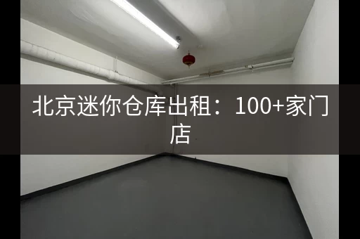 北京迷你仓库出租：100+家门店，总有一家适合你！
