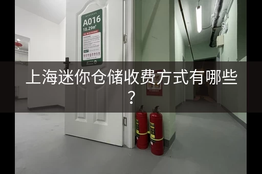 上海迷你仓储收费方式有哪些？
