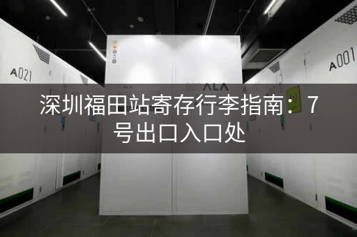 深圳福田站寄存行李指南：7号出口入口处