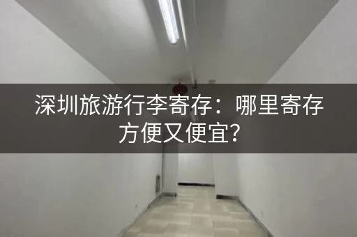 深圳旅游行李寄存：哪里寄存方便又便宜？