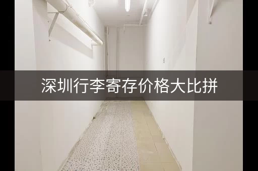 深圳行李寄存价格大比拼，途简单寄存鸭谁更划算？