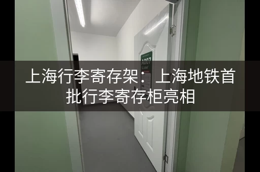 上海行李寄存架：上海地铁首批行李寄存柜亮相