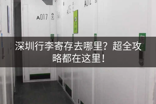 深圳行李寄存去哪里？超全攻略都在这里！