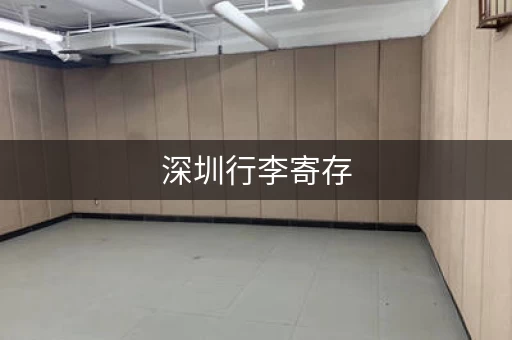 深圳行李寄存，价格透明，安全可靠！