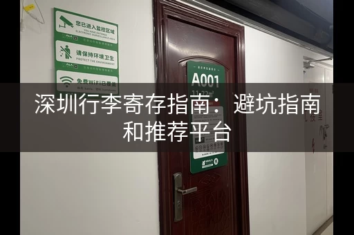 深圳行李寄存指南：避坑指南和推荐平台