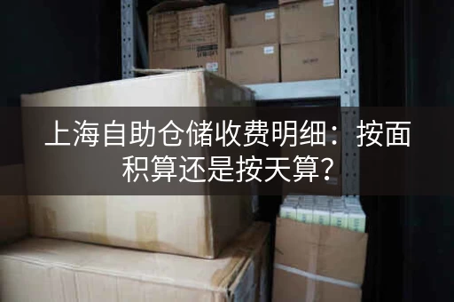 上海自助仓储收费明细：按面积算还是按天算？
