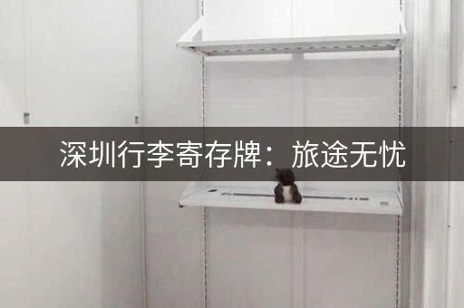 深圳行李寄存牌：旅途无忧，行李安心寄存