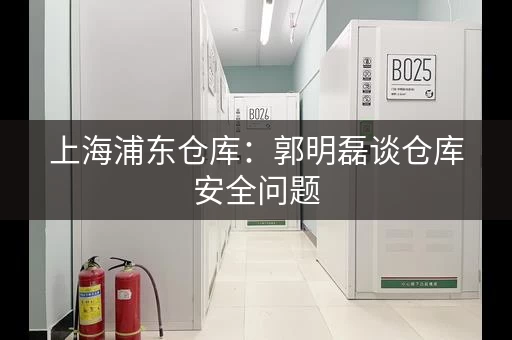 上海浦东仓库：郭明磊谈仓库安全问题