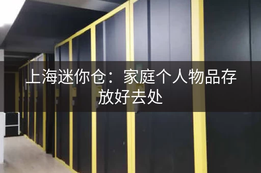 上海迷你仓：家庭个人物品存放好去处