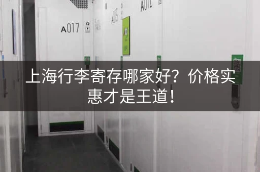 上海行李寄存哪家好？价格实惠才是王道！