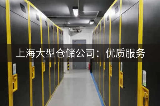 上海大型仓储公司：优质服务，高效管理，助力企业发展
