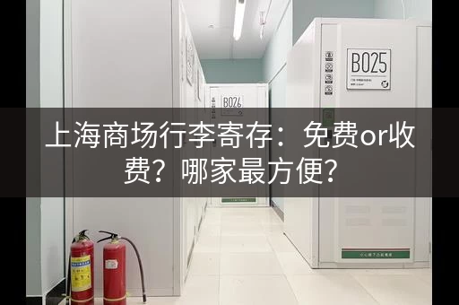 上海商场行李寄存：免费or收费？哪家最方便？