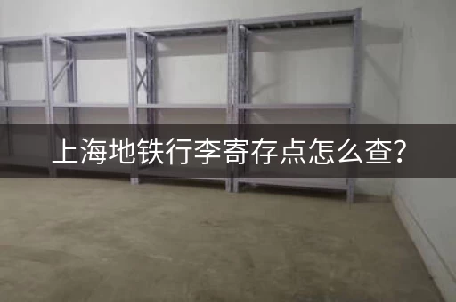 上海地铁行李寄存点怎么查？