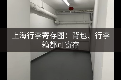 上海行李寄存图：背包、行李箱都可寄存