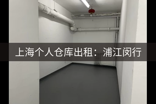 上海个人仓库出租：浦江闵行，冷冻库可选