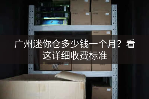 广州迷你仓多少钱一个月？看这详细收费标准