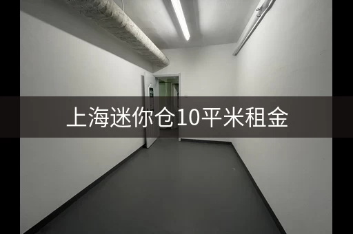 上海迷你仓10平米租金，一天要花多少？
